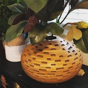 Large Wooden Vase